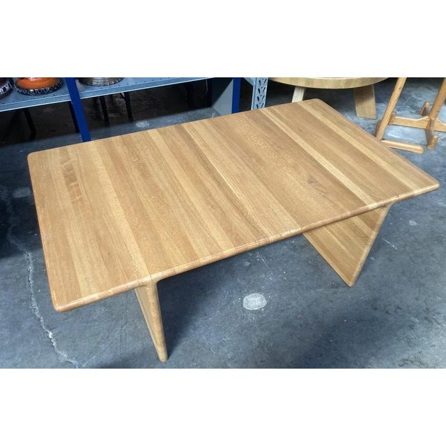 Oak Coffee Table from Leolux, 1970s For Sale - Image 9 of 9