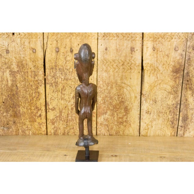 19th Century 19th Century African Tribal Carved Statue For Sale - Image 5 of 7