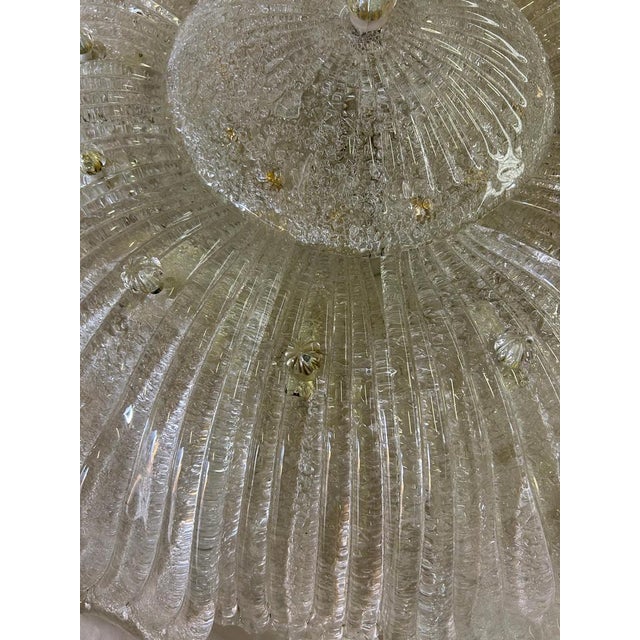 Snow Fairy Murano Glass Ceiling Light, 1980s For Sale - Image 16 of 18