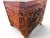 Pair of Vintage Anglo-Indian Hand-Carved Teak Side Tables / Storage Chests For Sale - Image 4 of 7