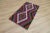 1980s African Red Blue Ikat Small Rug For Sale - Image 4 of 13