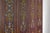 Red Vintage Chinese Four-Panel Painted Screen in Dark Red Brown Finish For Sale - Image 8 of 10