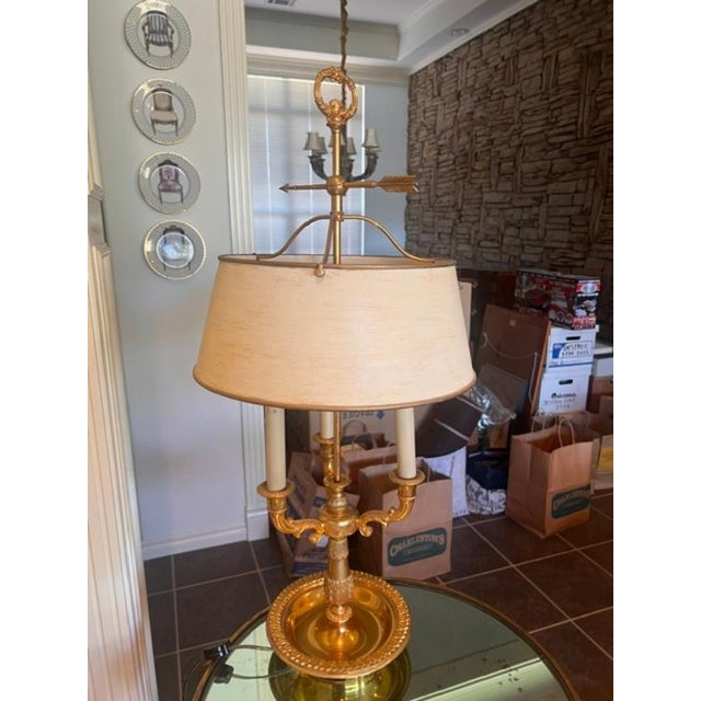 1920s French Empire Style Bouillotte Lamp For Sale In Tulsa - Image 6 of 6