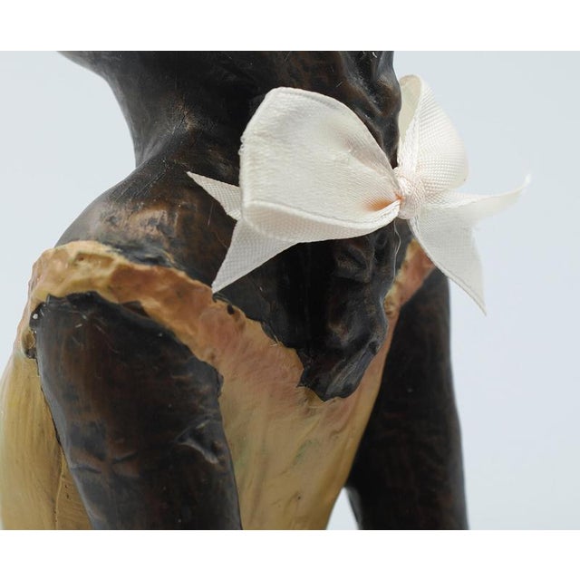 Edgar Degas (1834 - 1917) (after) Little Dancer Painted resin sculpture Post-mortem edition Dimensions: 36 x 15 x 15 cm...