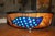 Folk Art Colorful Hand-Painted Wooden Fish Bowl – Folk Art Decorative Centerpiece For Sale - Image 3 of 9