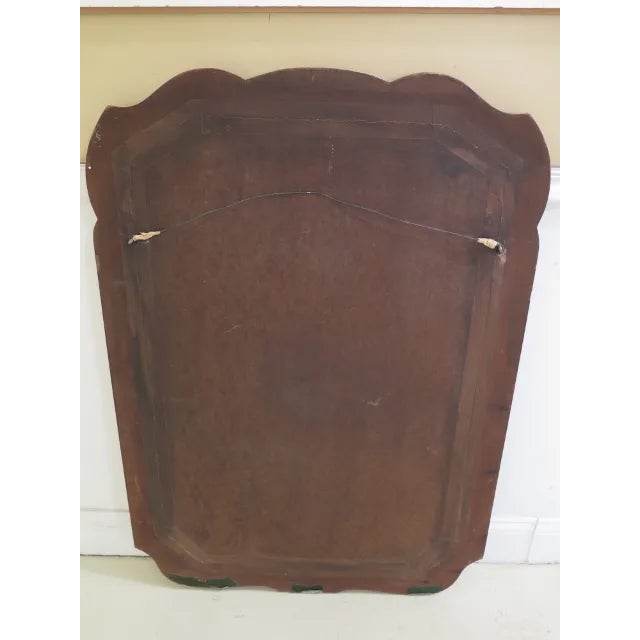 Glass 1990s Gold Wash Finish Decorative Mirror For Sale - Image 7 of 8