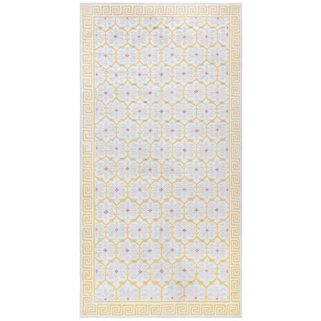 Doris Leslie Blau Vintage Indian Dhurrie Rug For Sale