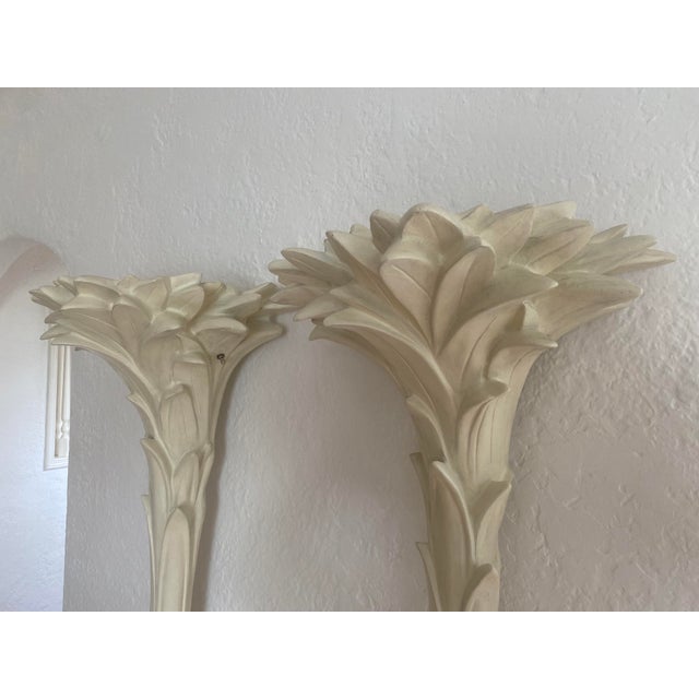 1960s Pair of Fiberglass Torchères in the Manner of Serge Roche For Sale In Los Angeles - Image 6 of 13
