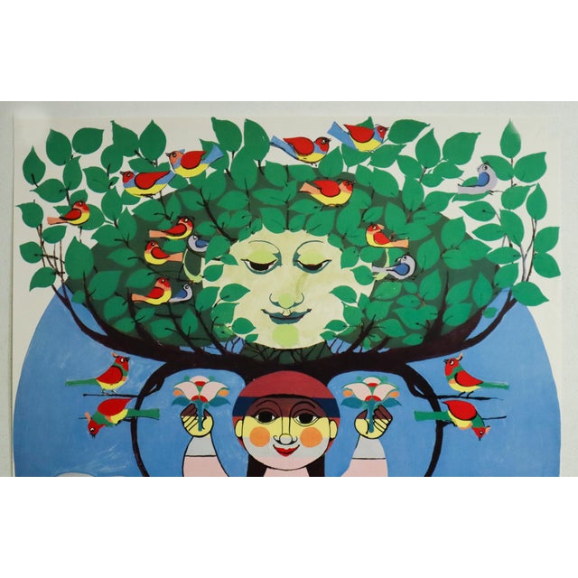 Date: 1986 Size: 27 x 36 inches Artist: Bjorn Wiinblad About the poster: This poster was made for Plant et Træ ("Plant a...