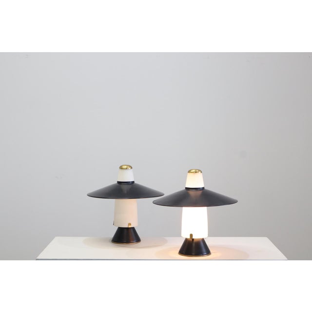 Mid-Century Modern Table Lamps from Stilnovo, 1950s, Set of 2 For Sale - Image 3 of 18