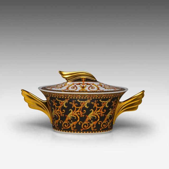 Barocco Ikarus Dinnerware Set by Gianni Versace for Rosenthal, 1990s, Set of 70 For Sale - Image 17 of 18