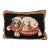 Needlepoint Dog Pillow of King Charles Spaniels For Sale