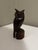 This item is a vintage hand-carved ironwood owl figurine, commonly used for cabin or nature-inspired decor. Material:...