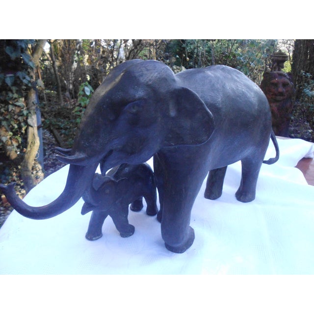 Large Elephant Sculpture in Brass, Copper, and Bronze, 1970s For Sale - Image 4 of 18