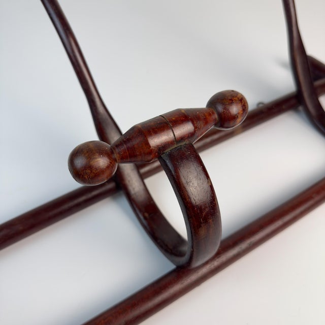 Antique Wooden Coat Rack, Italy, 1930s For Sale - Image 16 of 18