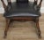 Black Romweber Viking Oak Vintage Captains Armchair For Sale - Image 8 of 13