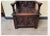 Brown Antique Neo-Gothic Chest Bench, 1880 For Sale - Image 8 of 9