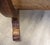 Brown Antique Arts & Crafts Oak Library Table With Lyre-Form Supports & Bookshelf, C 1910–1920 For Sale - Image 8 of 9