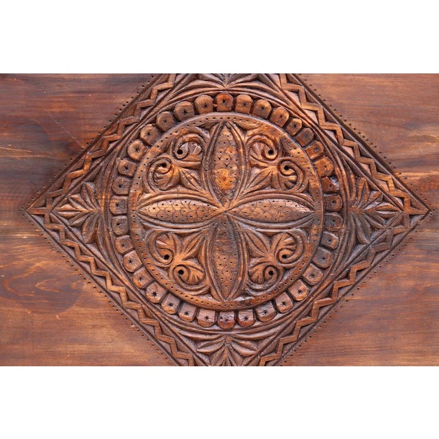 Vintage Wooden Dining Table, 1970s For Sale - Image 9 of 14