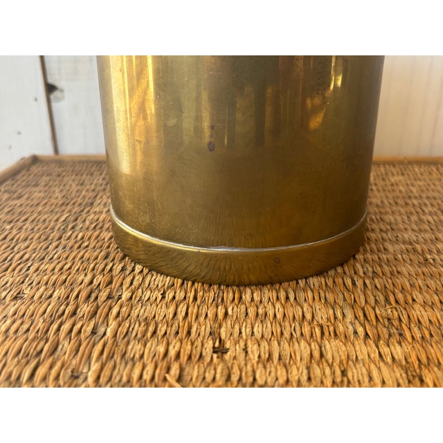Brass Mid 20th Century Solid Brass Fairbanks-Morse Seed Scale Pot For Sale - Image 8 of 16