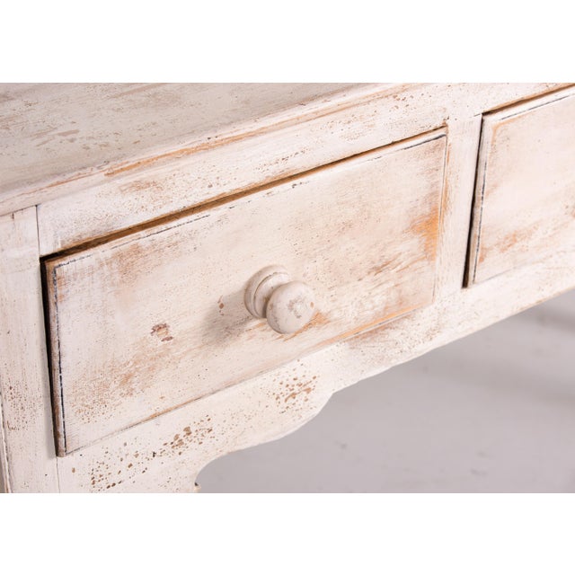 Wood Late 19th C White Painted English Server For Sale - Image 7 of 12