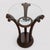 Art Nouveau Carved Wood and Glass Pedestal Side Table, Early 20th Century For Sale In Los Angeles - Image 6 of 10