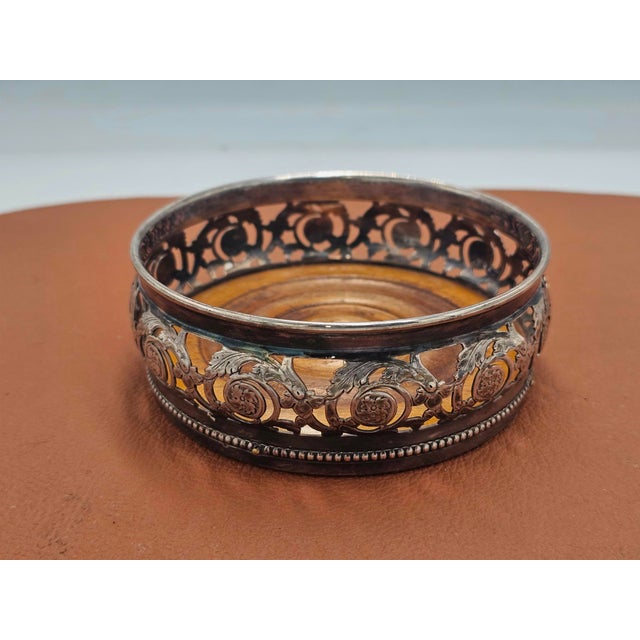 Art Nouveau Silver-Plated Champagne Coaster from WMF, 1890s For Sale - Image 6 of 6