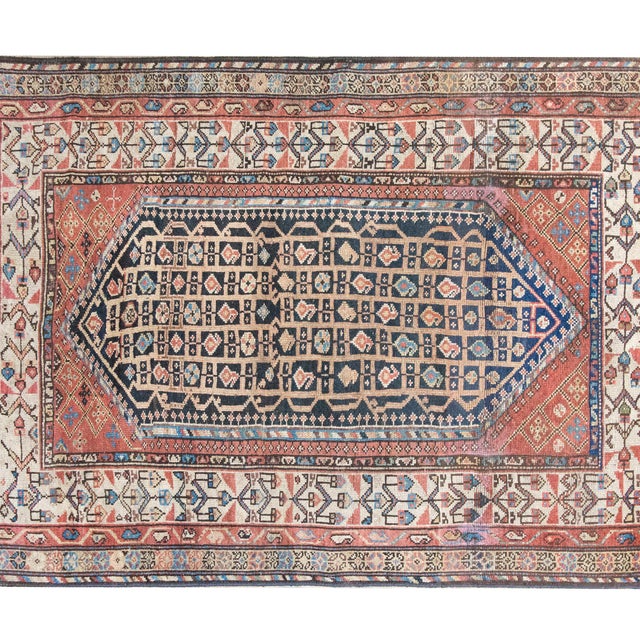 Early 20th Century Persian Khamseh Rug For Sale - Image 10 of 16