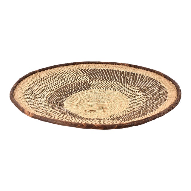 Early 20th Century Tonga Binga Basket 19 Inch For Sale