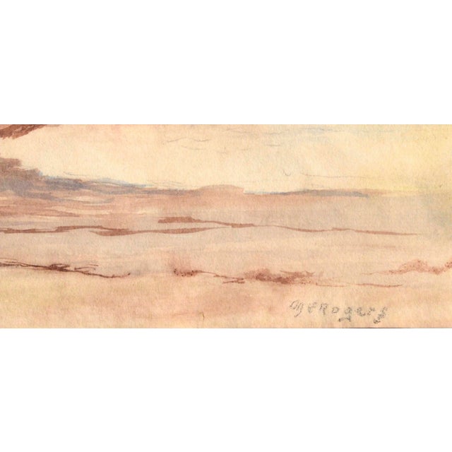 Low Tide - Mid Century Seascape by Margaret Esther Rogers For Sale - Image 4 of 4