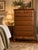 Circa 1940 Queen Anne–Style Mahogany Highboy Chest With 7 Dovetailed Drawers, Refinished For Sale - Image 12 of 12