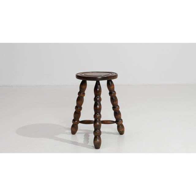 1970s French Bobbin Stool For Sale - Image 9 of 12
