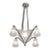 Degue French Art Deco Chandelier 1930s - Square Geometric Frosted Glass For Sale
