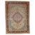 Antique Persian Mohtasham Kashan Carpet, Traditional, Soft, Ivory, Blue, Green For Sale - Image 15 of 18