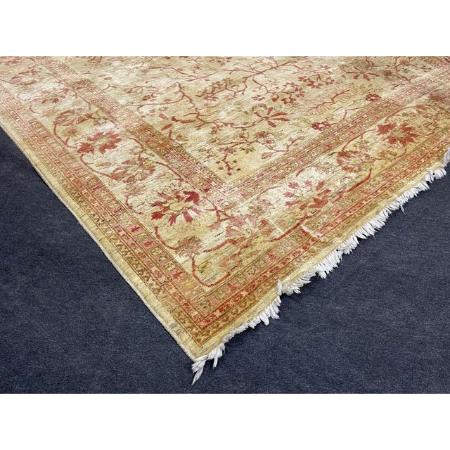 Middle Eastern Handmade Wool Rug For Sale - Image 10 of 14