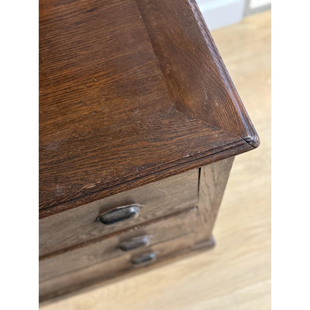 Late 19th Century Late 19th Century French Oak Shop Counter For Sale - Image 5 of 7