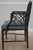 Chinese Pair of Ebonized Chinese Chippendale Faux Bamboo Dining Arm Chairs For Sale - Image 3 of 18