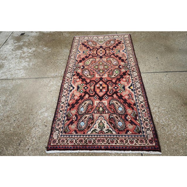 Galerie Shabab Collection Mid-20th Century Persian Hamadan Rug For Sale - Image 4 of 8