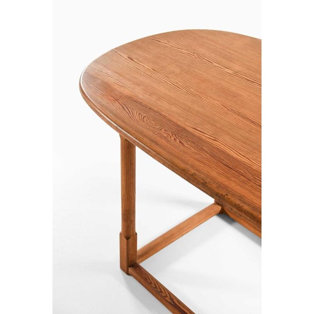 Carl Malmsten Vintage Pine Table by Carl Malmsten, 1930s For Sale - Image 4 of 10