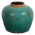 Antique Turquoise Ceramic Vase For Sale