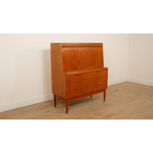 Vintage Secretaire in Teak from Erling Torvits, 1960s For Sale - Image 5 of 18