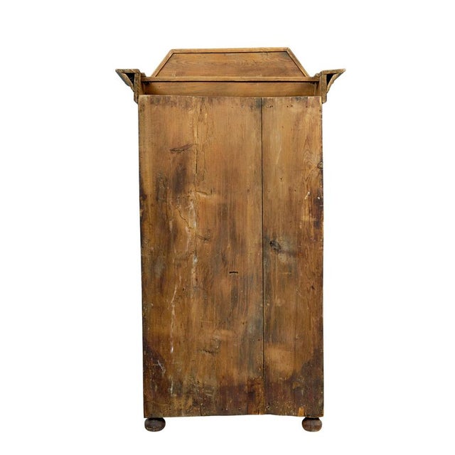 Swedish Hand-Painted Cupboard, 1804 For Sale - Image 4 of 10