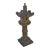Chinese Oriental Zen Gray Stone Hexagon Tower Garden Lantern Statue For Sale - Image 3 of 7
