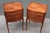 1920s Pair of French Louis XV Style Rosewood Side Tables Nightstands For Sale - Image 4 of 14