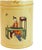 A Pair 1990s British Chinoiserie Hand-Painted Tin Tea Canister Table Lamps For Sale In New York - Image 6 of 11