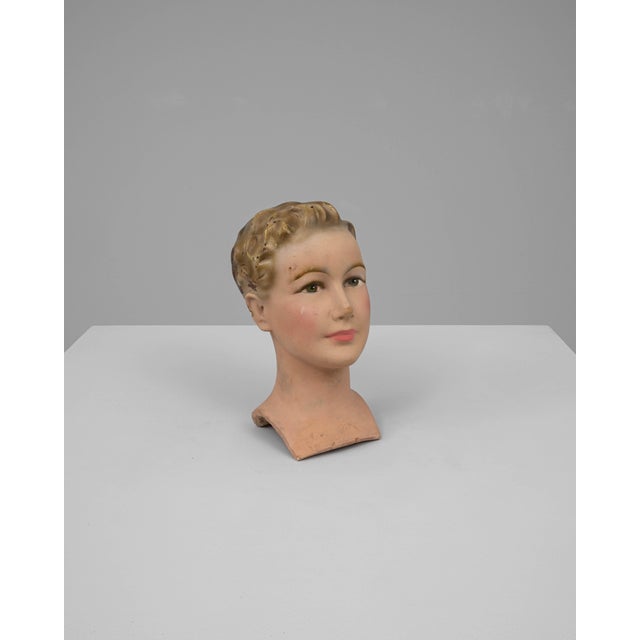 1920s French Plaster Bust For Sale - Image 18 of 18