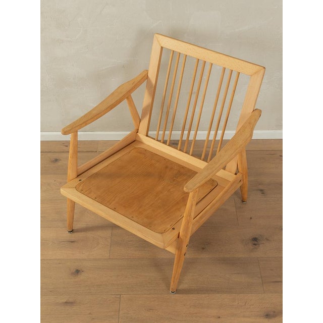 Solid Ash Armchair, 1960s For Sale - Image 6 of 9