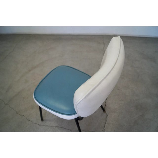 1950's Mid-Century Modern Leather Chair For Sale - Image 12 of 13