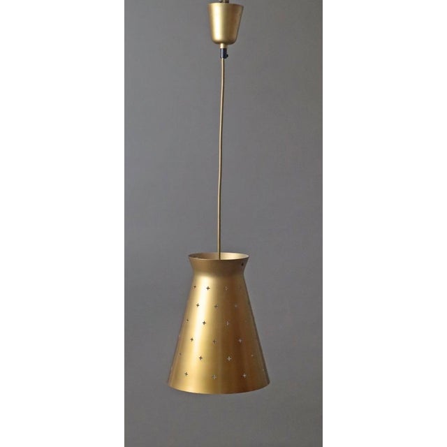 Gold Golden Diabalo Hanging Lamp by Egon Hillebrand for Hillebrand Lighting, 1950s For Sale - Image 8 of 18
