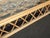 Vintage Coastal Bamboo Coffee Table W Leather Straps ~ Boho Chic For Sale - Image 11 of 12